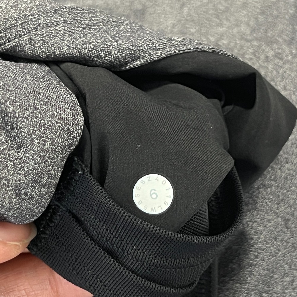Lululemon On The Fly Ankle Pants Womens 6 Gray Stretch High Rise Drawstring - Picture 11 of 16